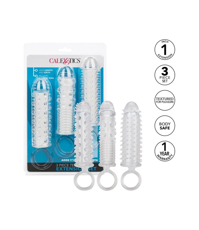 CalExotics 3 Piece Textured Extension Set