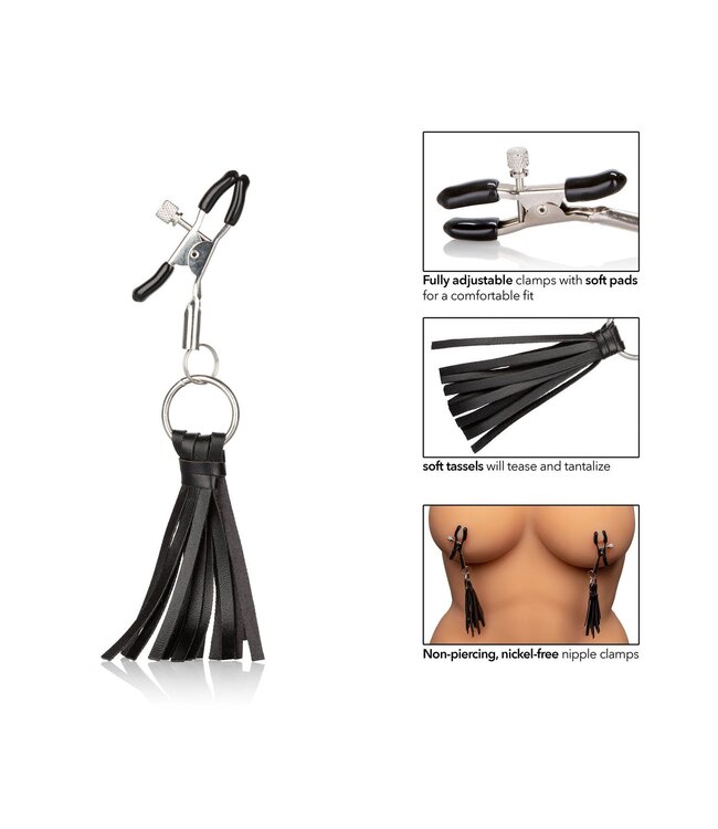 CalExotics Nipple Play Playful Tassels Nipple Clamps