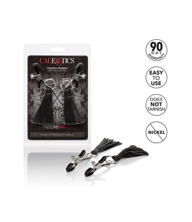 CalExotics Nipple Play Playful Tassels Nipple Clamps