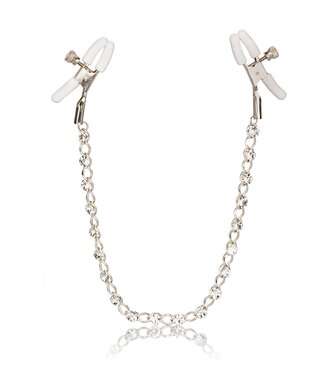CalExotics Nipple Play Crystal Chain Nipple Clamps