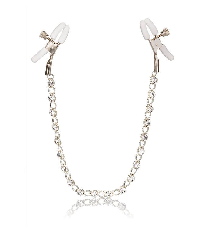 CalExotics Nipple Play Crystal Chain Nipple Clamps