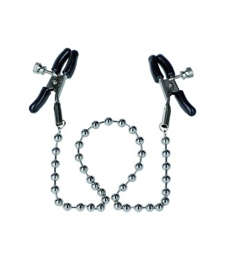 CalExotics Nipple Play Silver Beaded Nipple Clamps