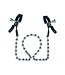 CalExotics Nipple Play Silver Beaded Nipple Clamps