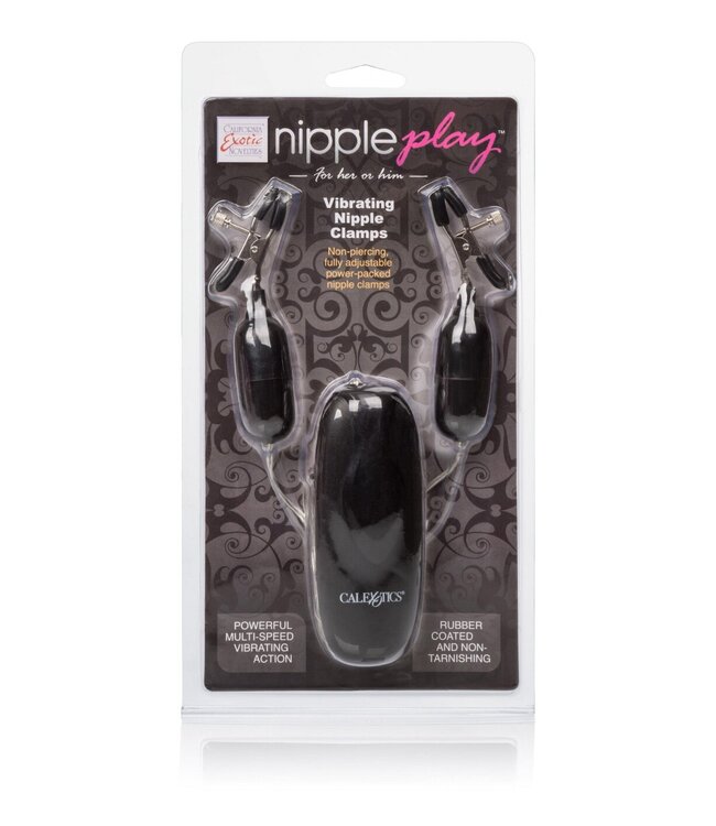CalExotics Nipple Play Vibrating Nipple Clamps