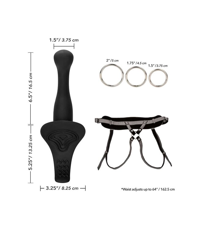 CalExotics Her Royal Harness The Royal Vibrating Set