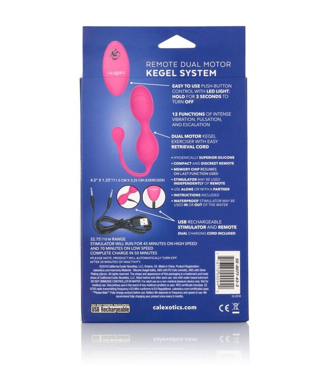 CalExotics Remote Dual Motor Kegel System