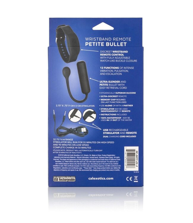 CalExotics Wristband Remote Petite Bullet