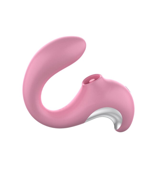 Rimba SVAKOM DuoGlow – Thrusting kralenvibrator met pulserende stimulator – Lila