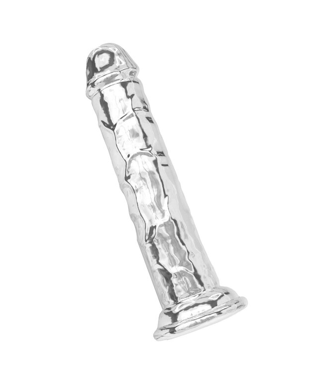 Rimba LoveToy - Knights Ring - Vibrerende Dual Purpose Sleeve - Golvend - Wit