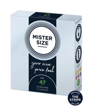 Mister Size 47mm Condoms 3pcs