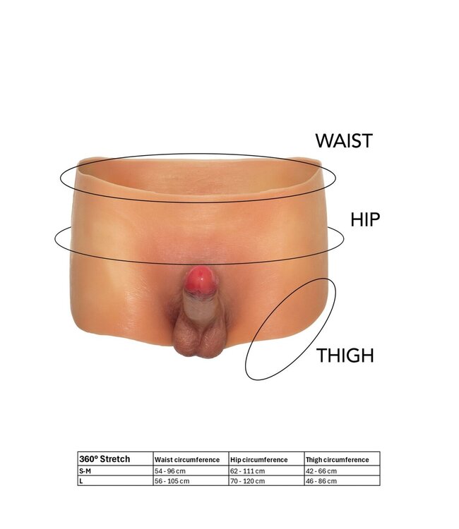 Penis Boxershort 18 cm Dildo