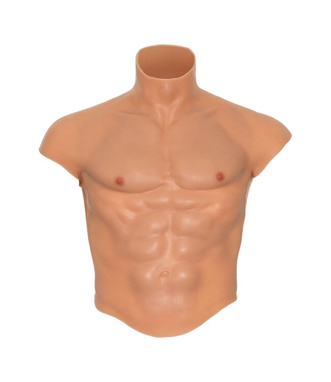 Silicone Torso Pecs and Abs