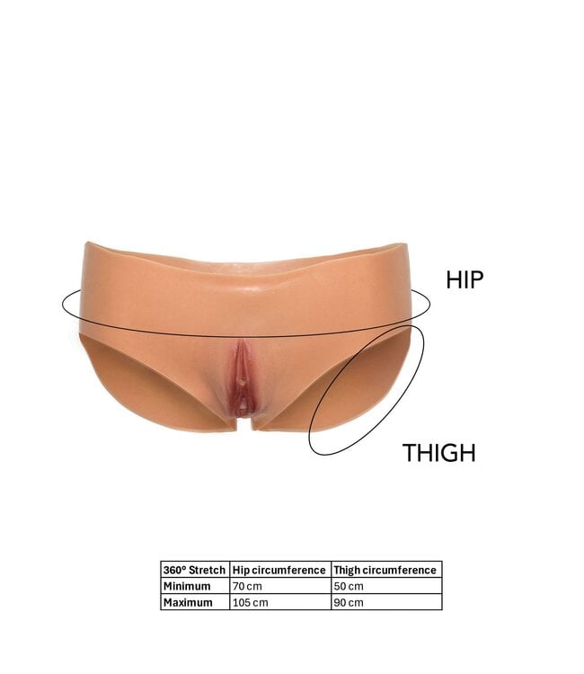 Open Vagina Brief Low Waist