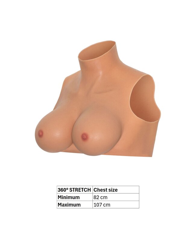 Wearable Breasts Crop Top D Cup