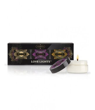 Rimba Kamasutra - Love Lights Massage Candles 3 pcs.