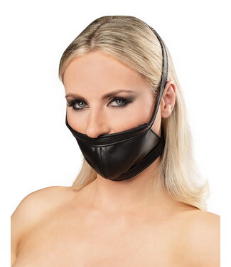 Rimba Rimba Bondage Play - Lederen Muilkorf - Zwart