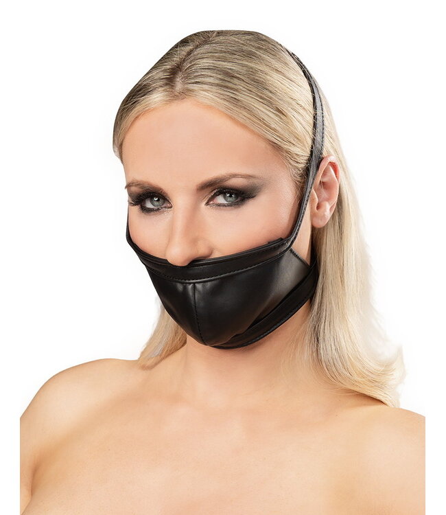 Rimba Rimba Bondage Play - Lederen Muilkorf - Zwart