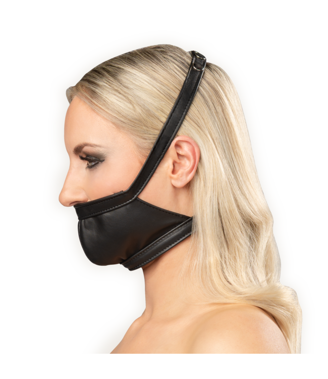 Rimba Rimba Bondage Play - Lederen Muilkorf - Zwart