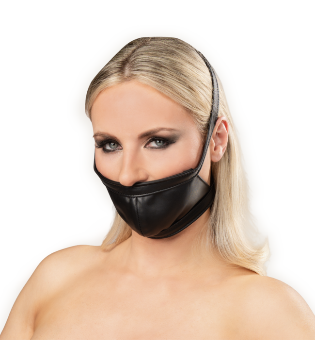 Rimba Rimba Bondage Play - Lederen Muilkorf - Zwart