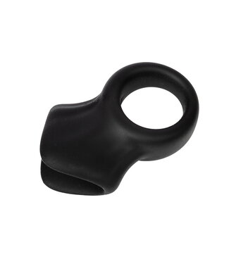 Rimba Rimba Bondage Play - Siliconen Cockring - Zwart