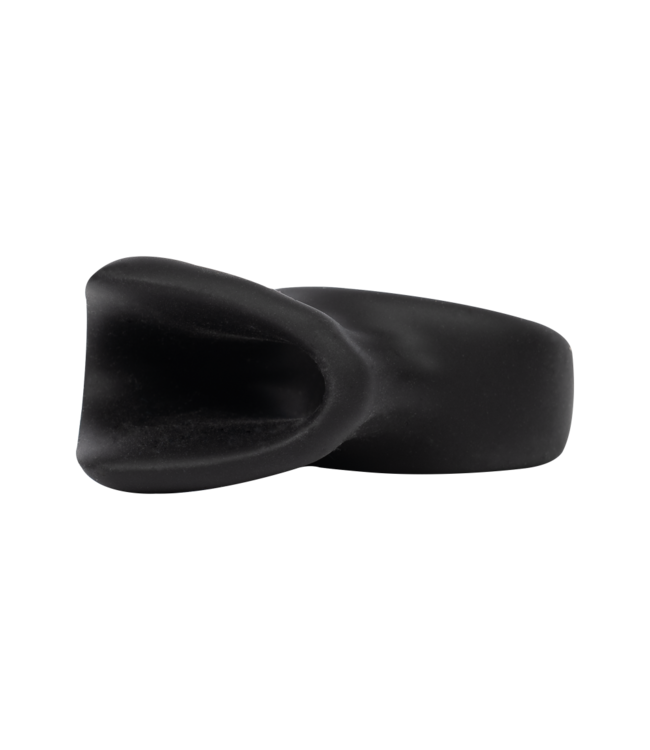 Rimba Rimba Bondage Play - Siliconen Cockring - Zwart