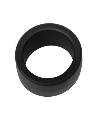 Rimba Rimba Bondage Play - Siliconen Balring - 30 mm - Zwart