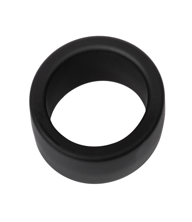 Rimba Rimba Bondage Play - Siliconen Balring - 30 mm - Zwart