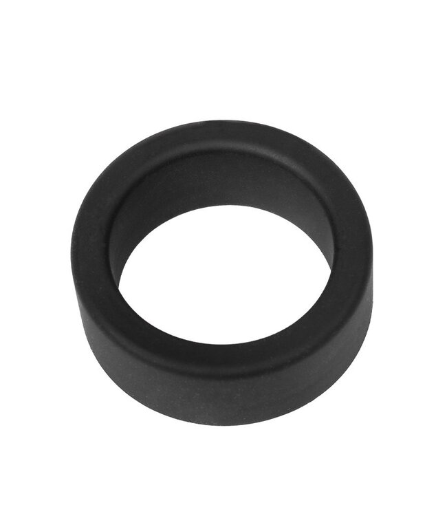 Rimba Rimba Bondage Play - Siliconen Balring - 20 mm - Zwart