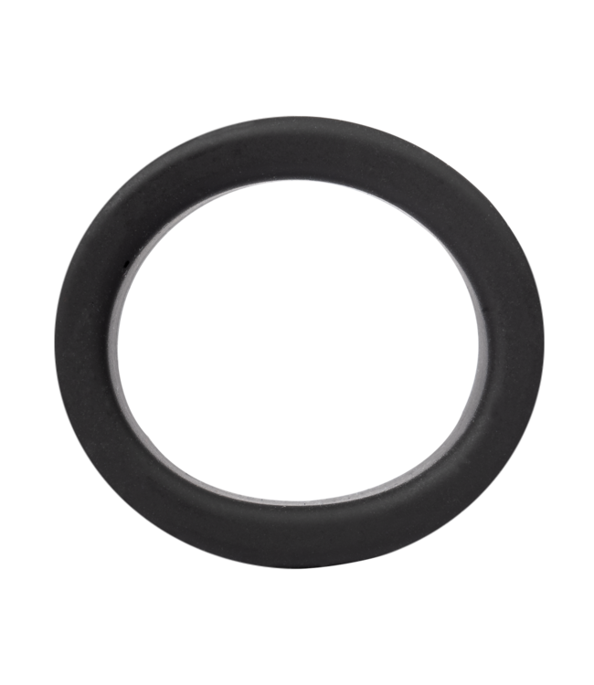 Rimba Rimba Bondage Play - Siliconen Balring - 20 mm - Zwart