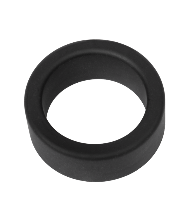 Rimba Rimba Bondage Play - Siliconen Balring - 20 mm - Zwart