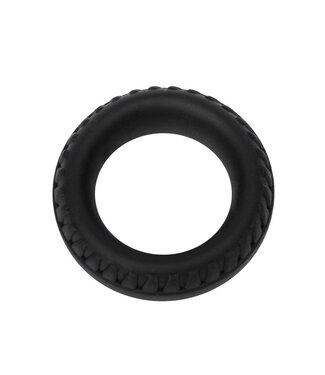 Rimba Rimba Bondage Play - Siliconen Cockring - Zwart