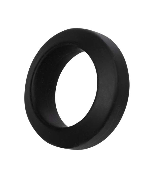 Rimba Rimba Bondage Play - Siliconen Cockring - Zwart