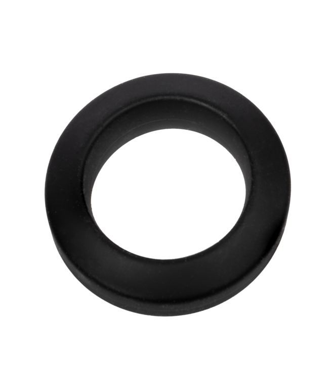 Rimba Rimba Bondage Play - Siliconen Cockring - Zwart