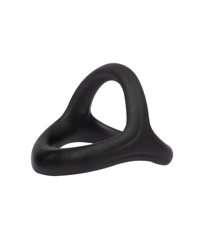 Rimba Rimba Bondage Play - Siliconen 3-Ring - Zwart