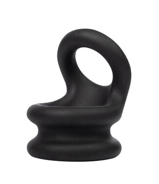 Rimba Rimba Bondage Play - Siliconen Cockring - Zwart