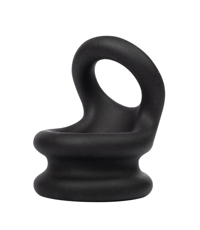 Rimba Rimba Bondage Play - Siliconen Cockring - Zwart