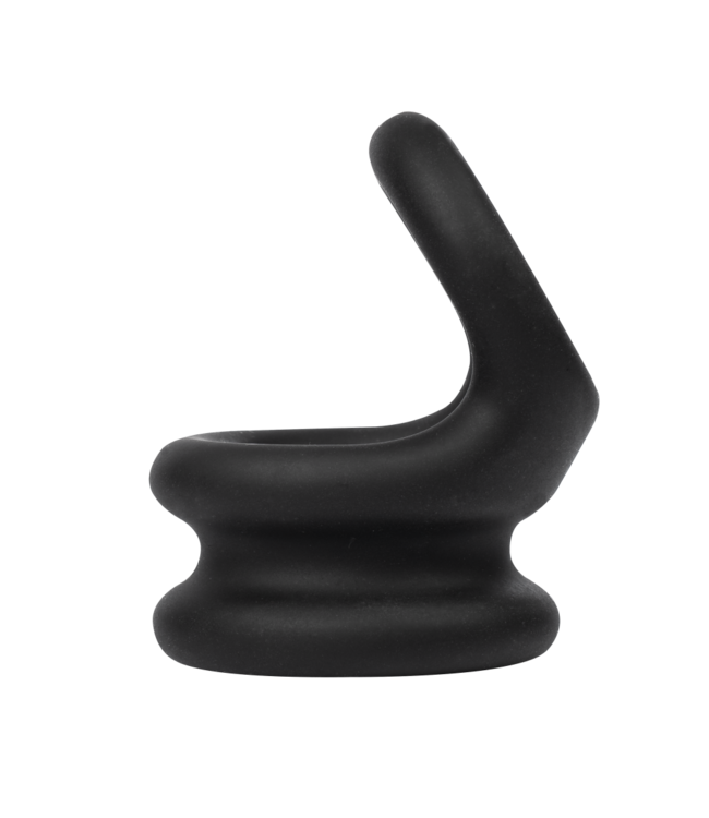 Rimba Rimba Bondage Play - Siliconen Cockring - Zwart