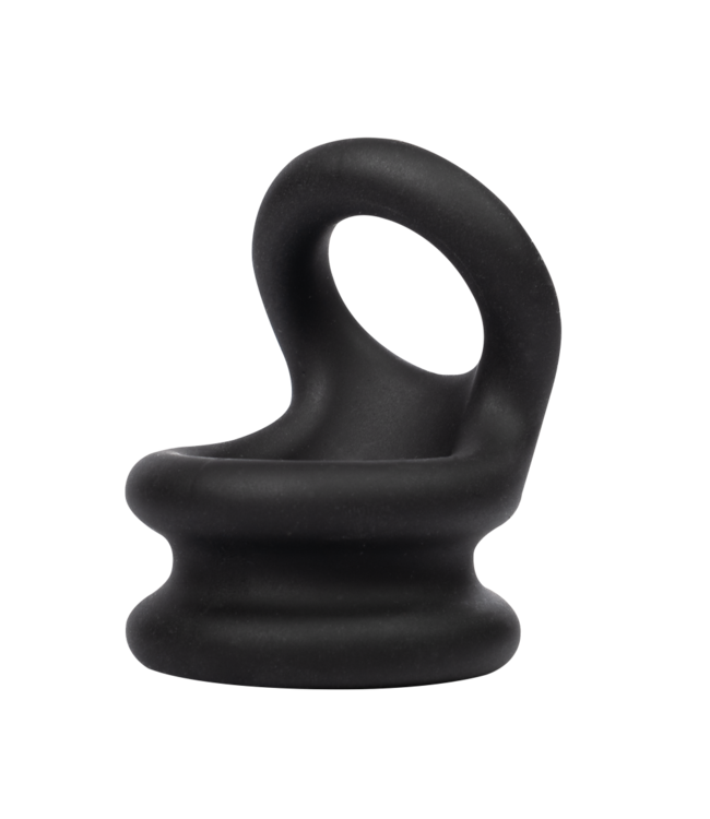 Rimba Rimba Bondage Play - Siliconen Cockring - Zwart