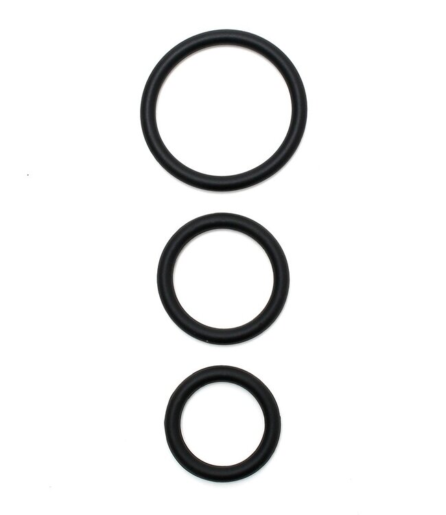 Rimba Rimba - Flexibele siliconen cockring-set (3 stuks)