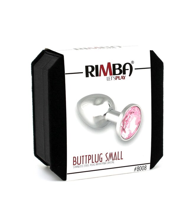 Rimba Rimba - Buttplug KLEIN met kristal (unisex)