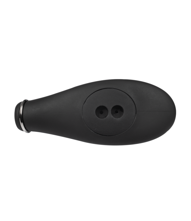 Rimba Rimba Electro Play - E-Stim Anale Plug met Pomp - Bipolair - Zwart