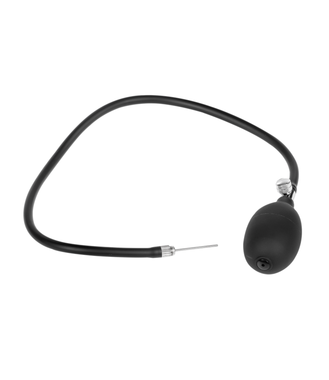 Rimba Rimba Electro Play - E-Stim Anale Plug met Pomp - Bipolair - Zwart