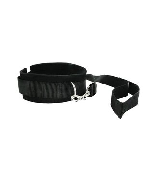 XR Brands Riem en Halsband set - Zwart