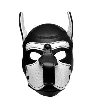 XR Brands Spike Puppy BDSM Hood - Zwart/Wit