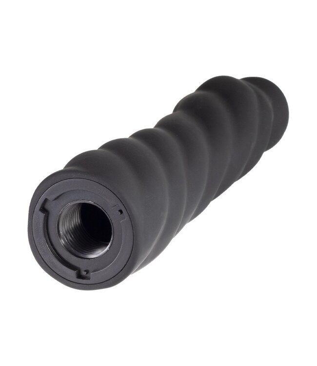 Rimba Rimba Latex Play - Verwisselbare Dildo voor Strap-on met Zuignap - Zwart