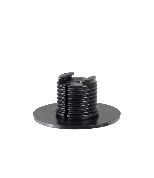Rimba Rimba Latex Play - Verwisselbare Dildo voor Strap-on - Zwart