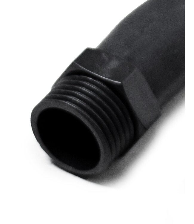 Rimba Rimba Latex Play - Flexibele Intieme Douche - Zwart