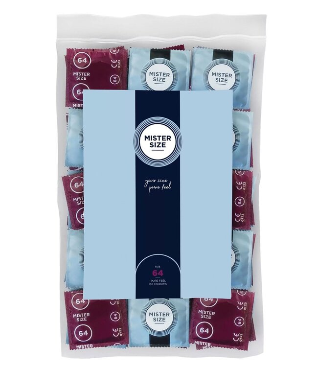 MISTER SIZE 64mm Condoms 100pcs