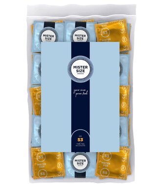 MISTER SIZE 53mm Condoms 100pcs