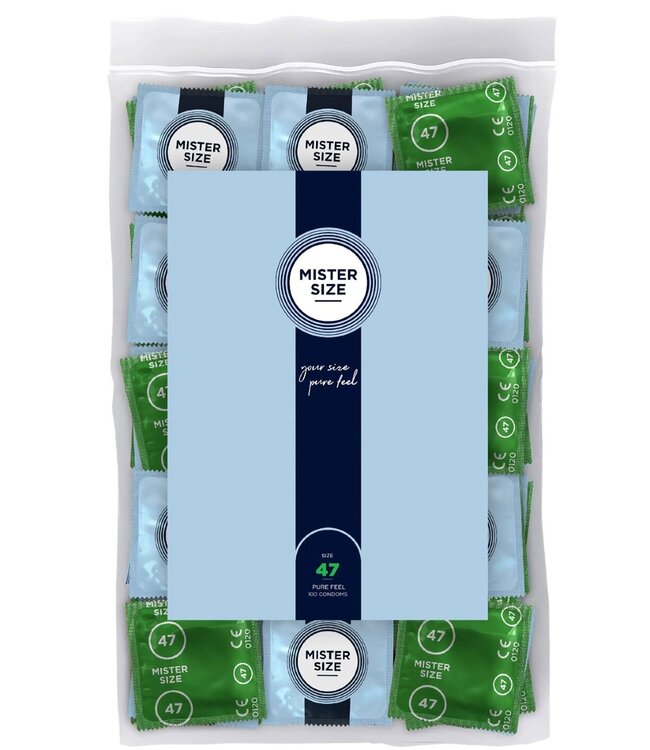 MISTER SIZE 47mm Condoms 100pcs